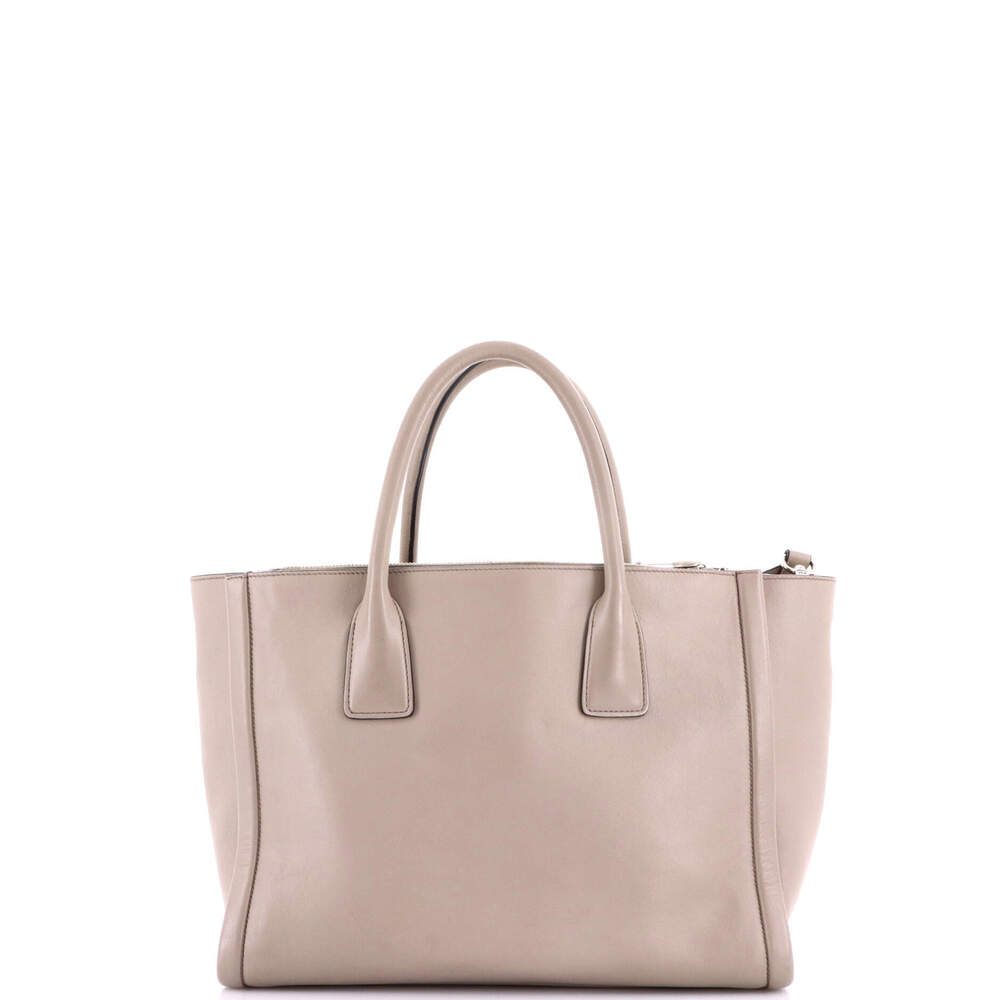 Prada Medium Concept Double Zip Tote Calfskin - image 3